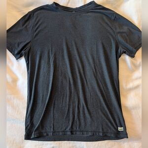 Strato Tech Tee in Heather Black